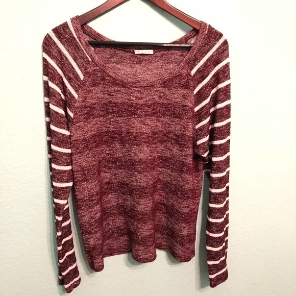 Maru Tops - Maru Womens Sweater, Maroon
